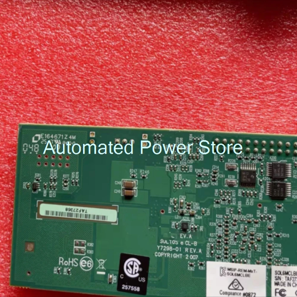 1PCS SOL6MCLBE Y7298-01 REV.A Industrial Acquisition Card PCIE Y7298-01 100% Tested Fast Ship Perfect Work