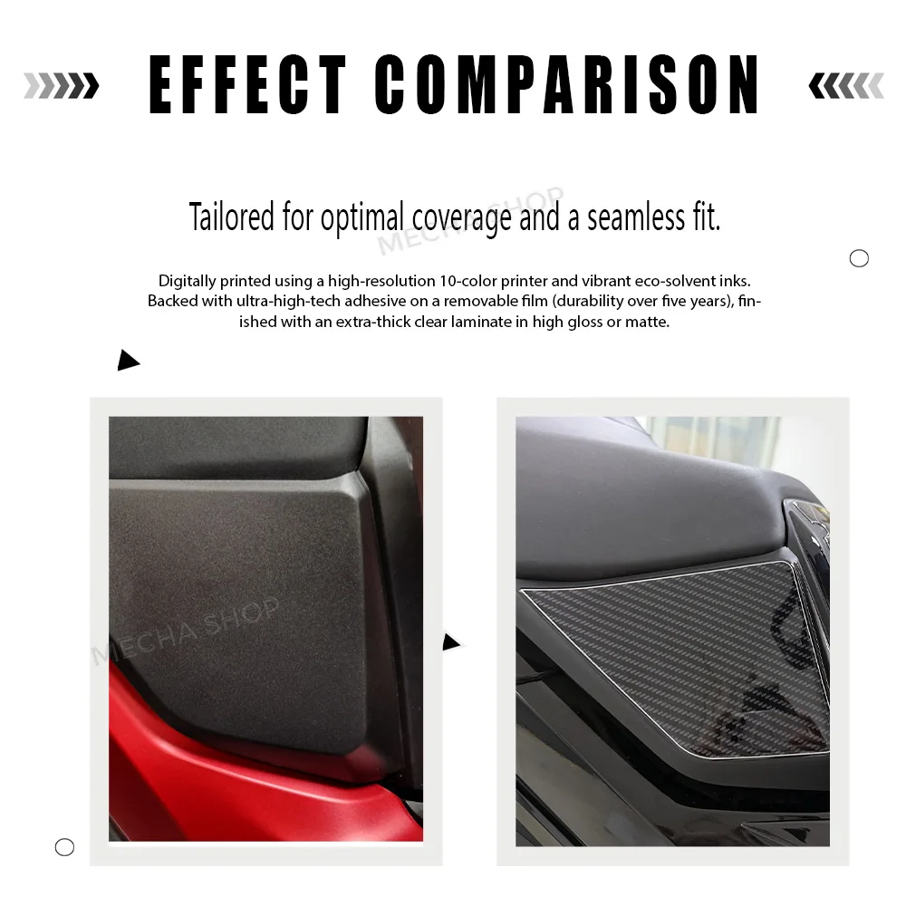 Para adv 350 acessórios adv350 2025 adesivos motocicleta 3d adesivo kit de proteção porta lateral