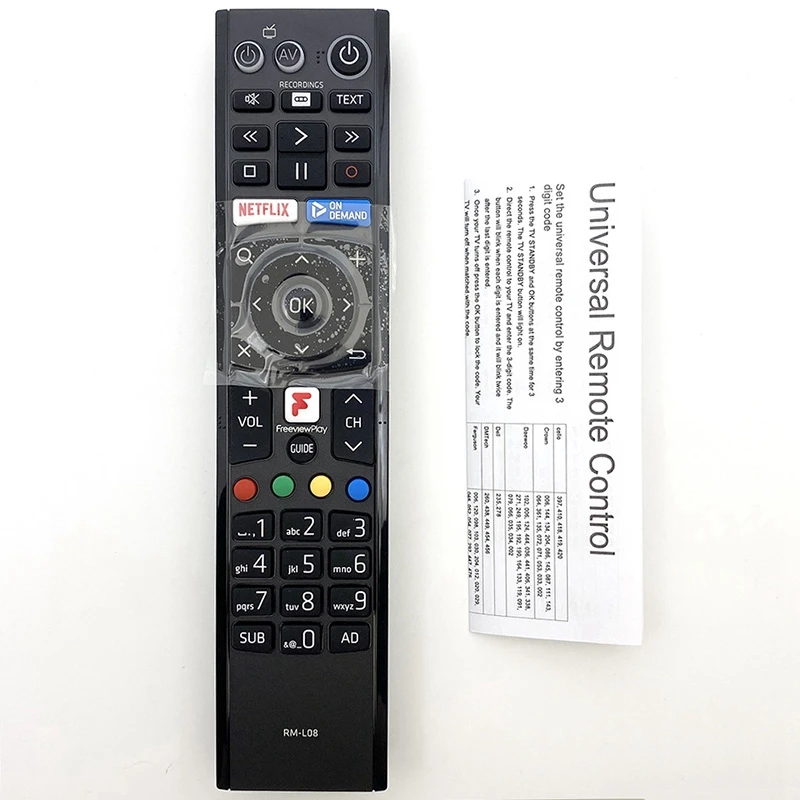 RM-L08 Smart Remote Control For Humax Set-Top Box Freeview Play FVP-4000T FVP-5000T