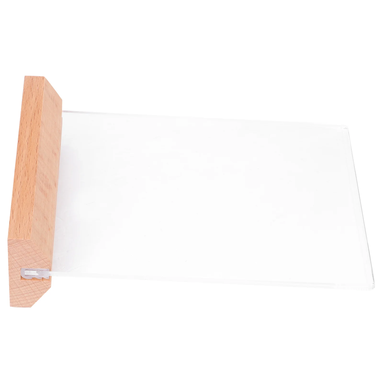 Menu Table Acrylic Sign Holder Restaurant Desk Display Stand Price Label Holder Advertisement Paper Stand Desktop Note Clamp