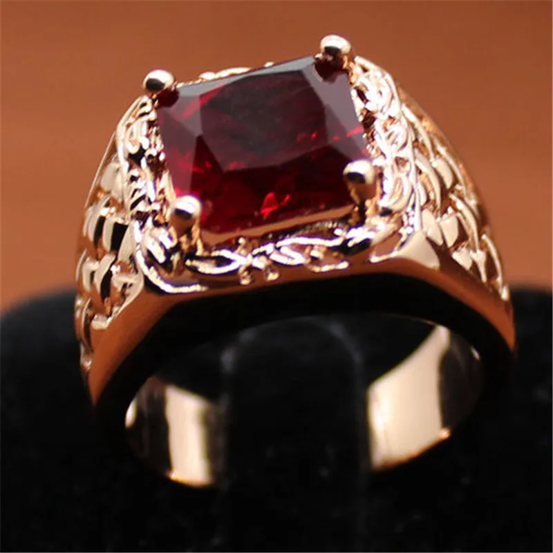 New Hot Selling 925 Sterling Silver Ruby Ring Generous Temperament Fashion Light Luxury Engagement Jewelry For Women
