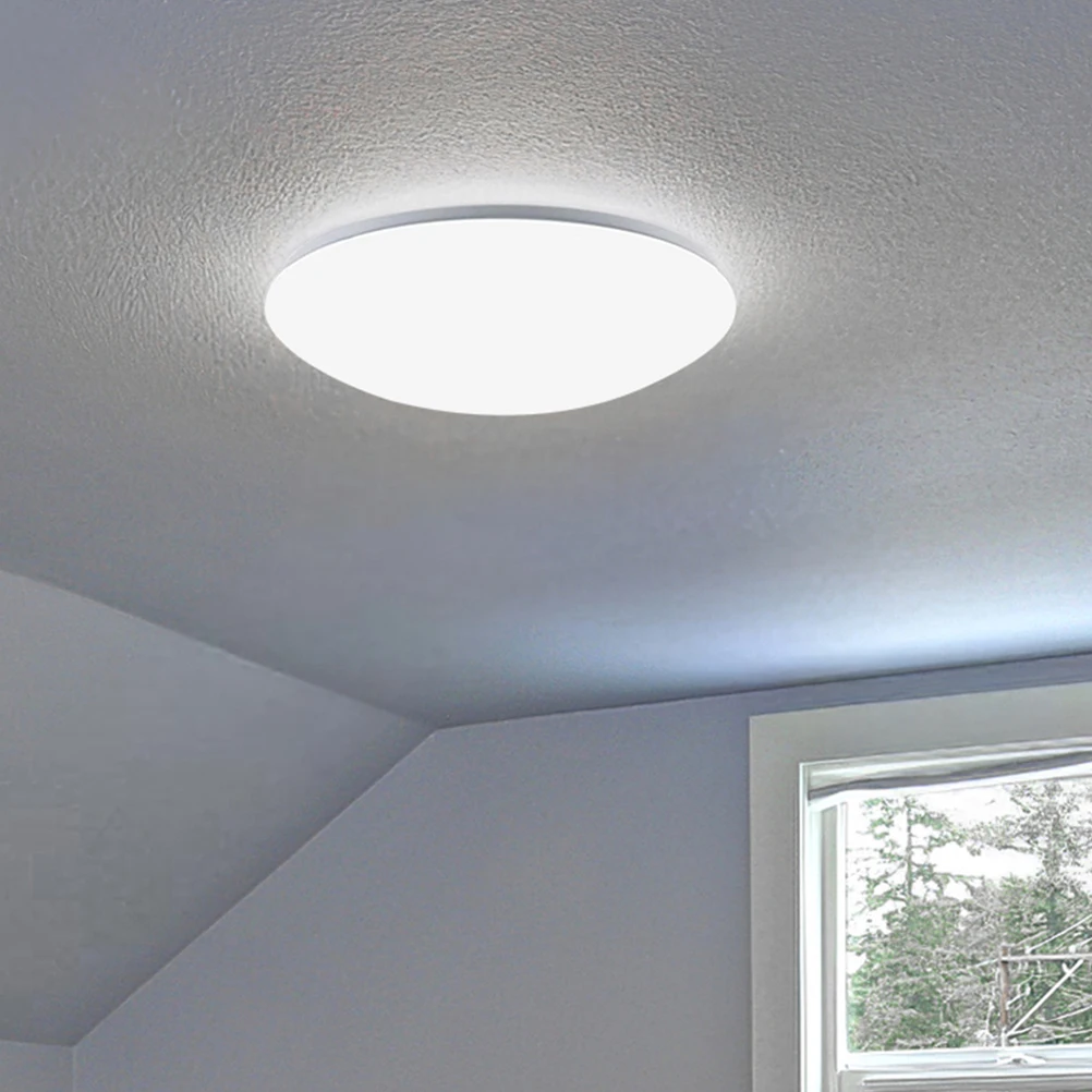 

2Pcs Ceiling Lamp Shade Light Cover Round Plastic Replacement for Bedroom Balcony Kitchen Bathroom Modern Design