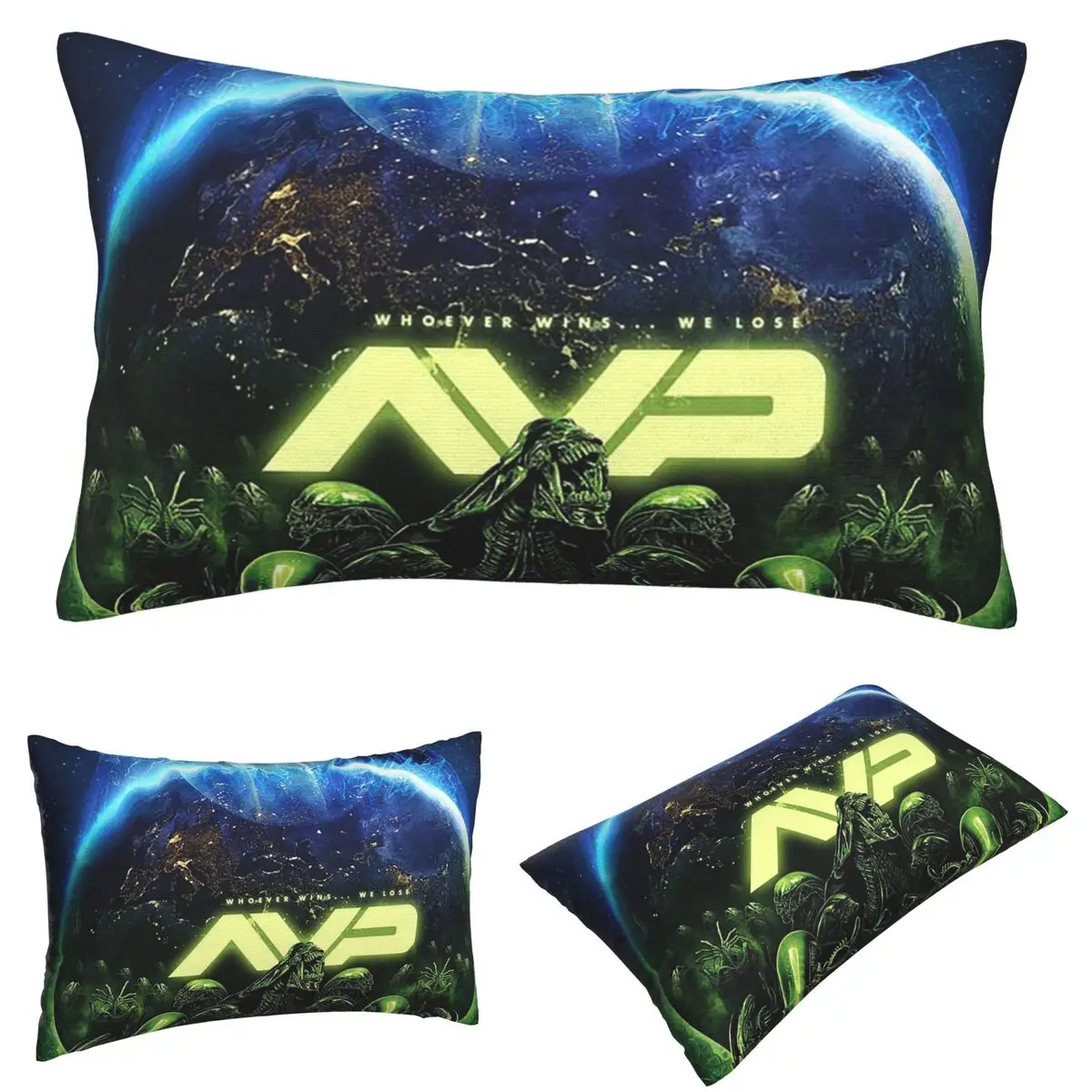 

Alien Vs Predator Horror Science Fiction Comics Rectangle Pillowcase Cushion Cover Decorative Bedroom Home Comfort Throw Pillow