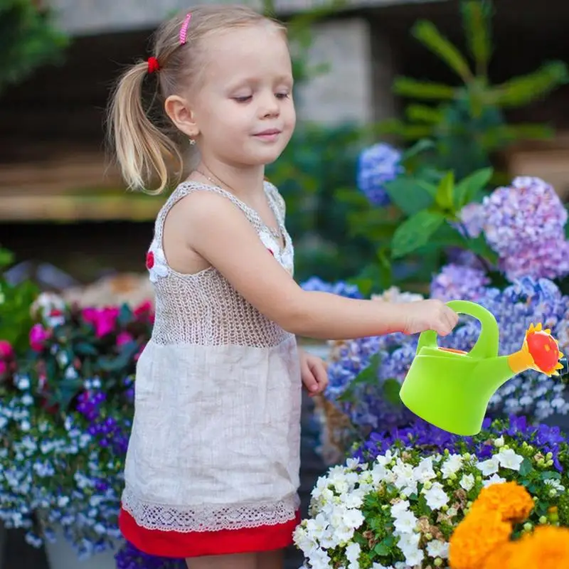 Kids Watering Can Kids Gardening Water Pot Outdoor Sprinkling Irrigation Bucket Tools For Kids Girls Youth Teens Boys Friends view 2