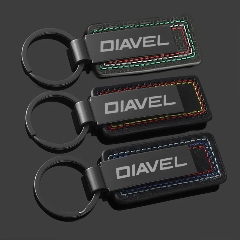 Universal Accessories Motorcycle Keychain Keyring For Ducati DIAVEL S 1260 2024 2021 2023 2020 Gift Key Chains Ring Buckle