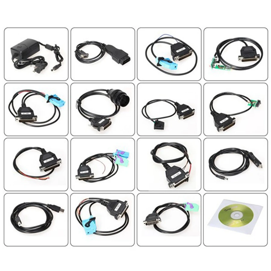 مجموعة Digiprog 3 كاملة مع EU وus أداة الأميال للعديد من السيارات ، رقاقة FTDI ، إصدار OBD ، V4.94 ، توصيل #5