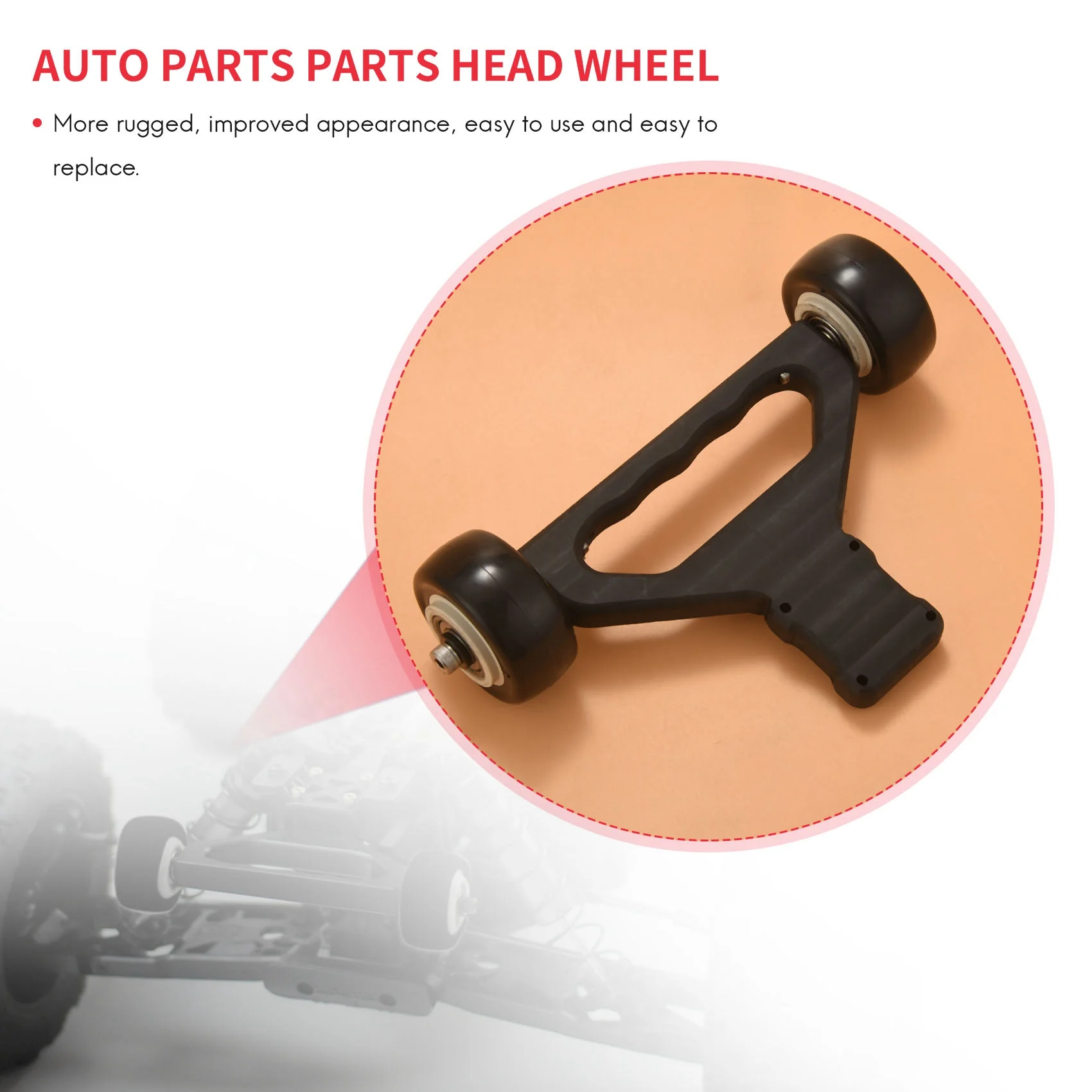 ODIES - Podwójne Kółko Wheelie Bar do 1/5 ARRMA KRATON 8S OUTCAST 8S Monster Truck RC Samochód Części Zamienne Akcesoria