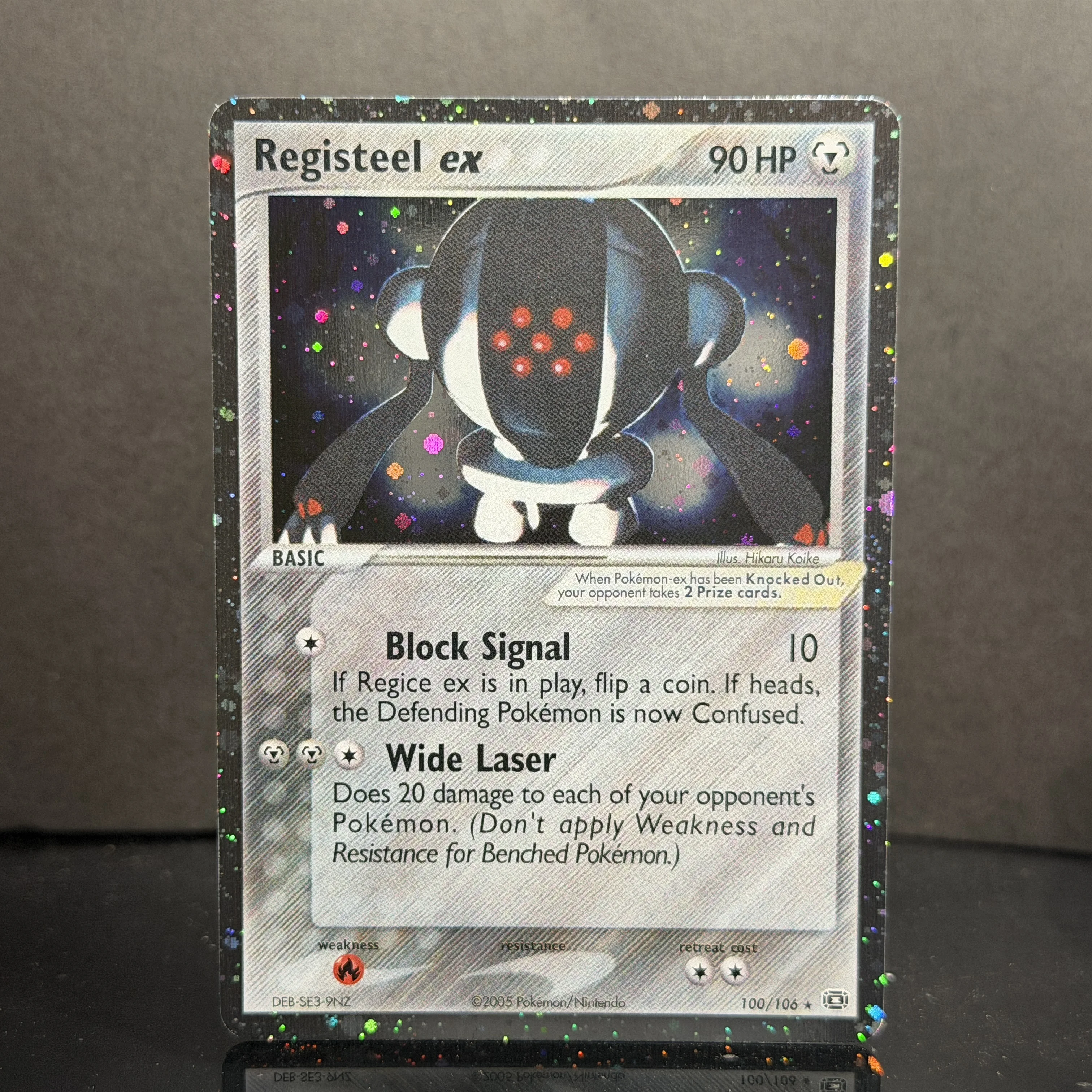 PTCG Vintage EX Emerald Cosmos Holo Legendary Regi Trio Complete Set Regice Regirock Registeel Rayquaza Cross-Gen Chase Premium