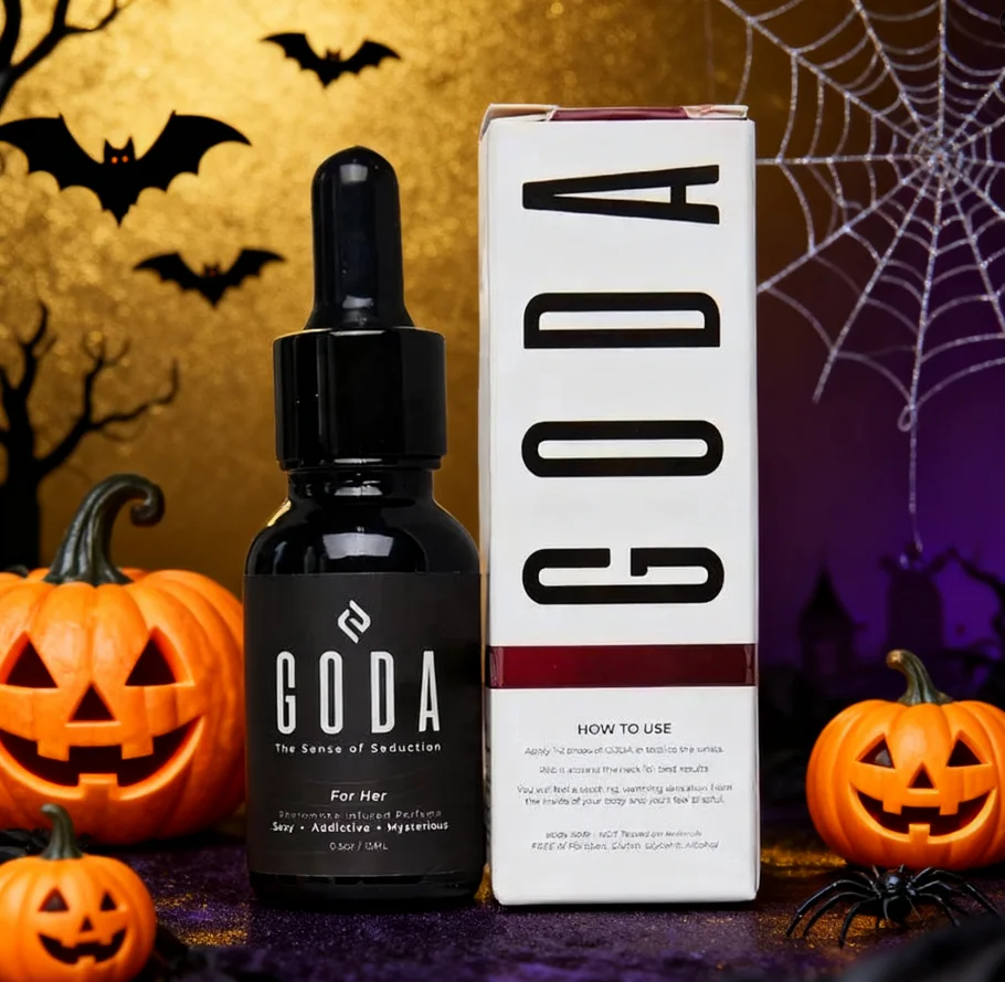 Perfume floral de feromonas ámbar para mujer, GODA para ella, 15 ml (0,5 oz), con jazmín y grosella negra