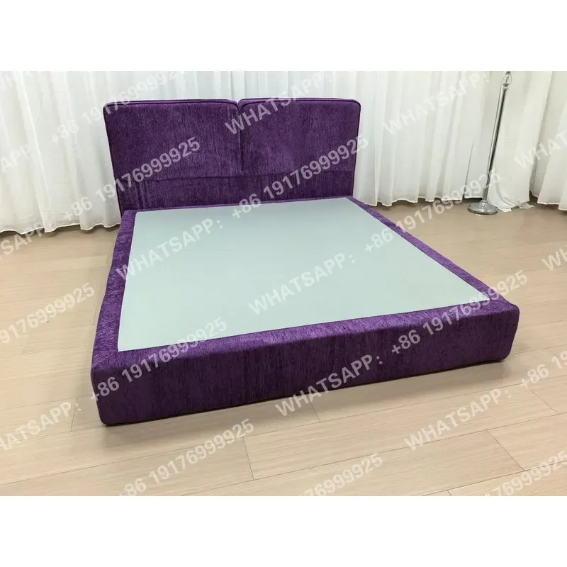 Modern Style Roll-up Packed Queen Size Soft Bed Frame Space Saving Vacuum Compression Full Sponge Bed for Bedroom