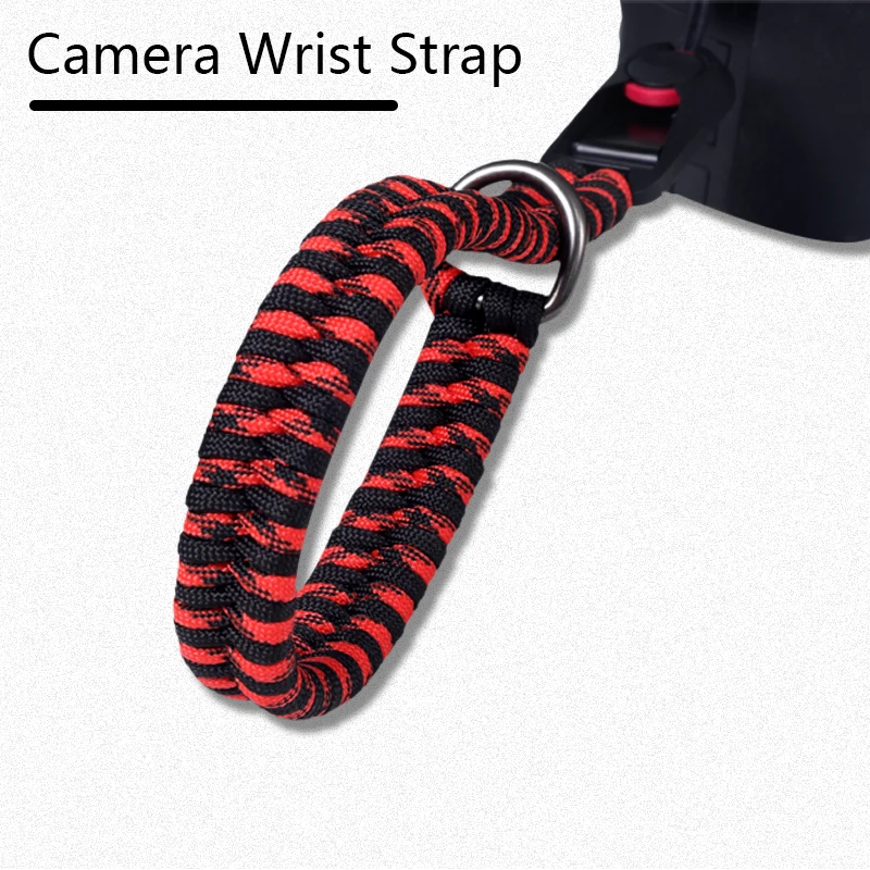 Suitable for Leica, Sony, Fuji, Nikon Z7II, Canon, 5D, MarkIV camera universal versions, woven nylon adjustable wrist strap