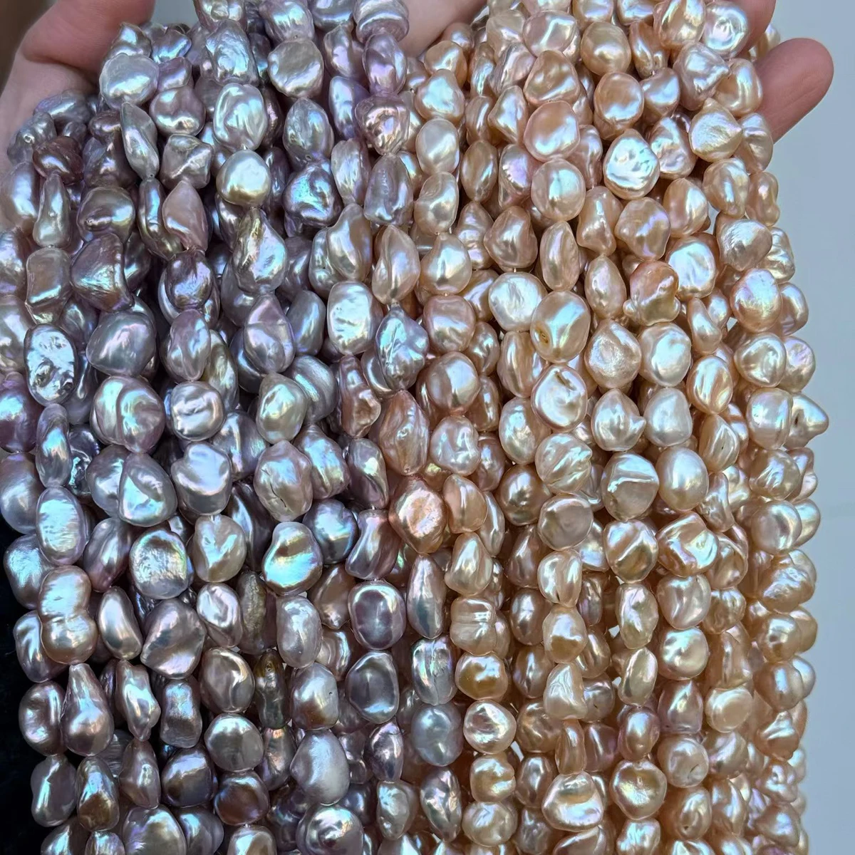 

AAAAA 9–10mm Irregular-shaped Natural Freshwater Baroque Pearls Loose Beads for Jewelry Making DIY Women Necklaces Accessories