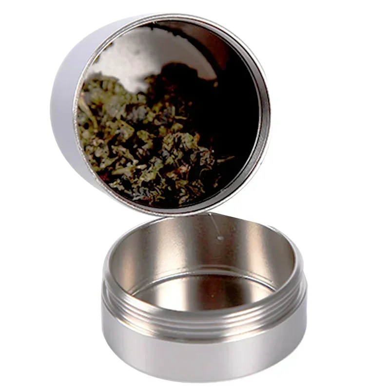 Airtight Smell Proof Aluminum Stash Jar Cute Herb Storage Container Aluminum Stash Box Pill Box 1PC