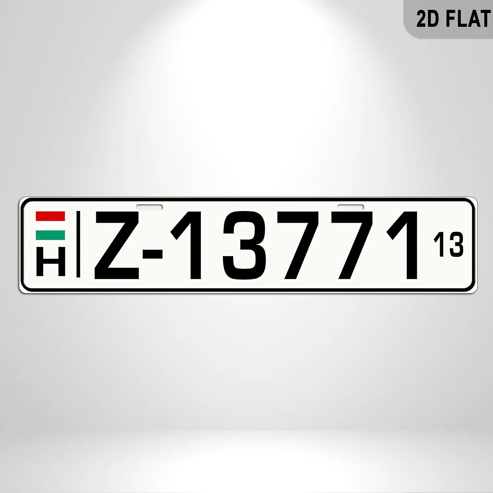 Personalized 2D Plane Hungary Decor, Custom Retro HD Print 15.74x3.93in, Wall Art For Bar Garage, Decor Only, Gift