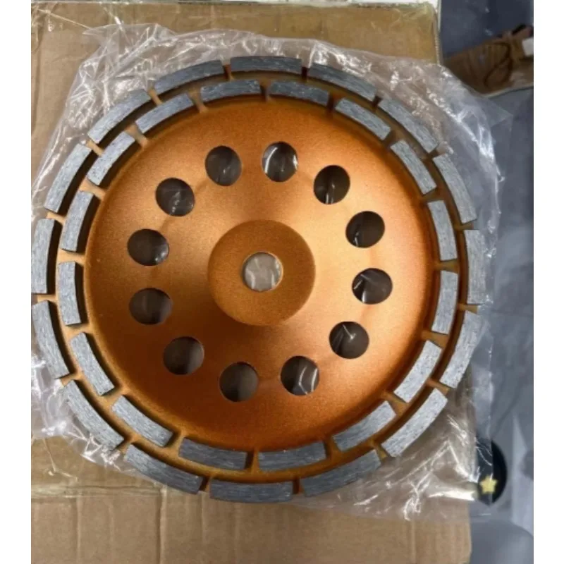 230MM Concrete Diamond Double Row Grinding Wheel Marble Granite Angle Grinder Tool 9 Inch Sanding Disc Aperture 20MM/22.23MM