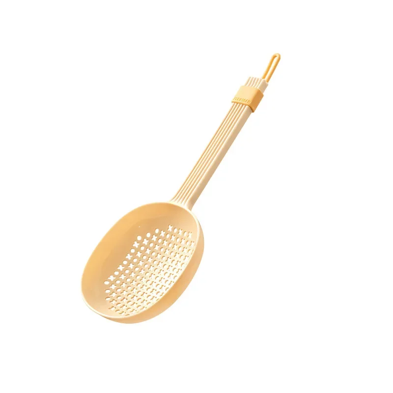 Kitchen Tools Colanders Strainers Kitchen Utensils High Temperature Resistant Lo Mein Strainer Long Handled Heat-resistant Spoon