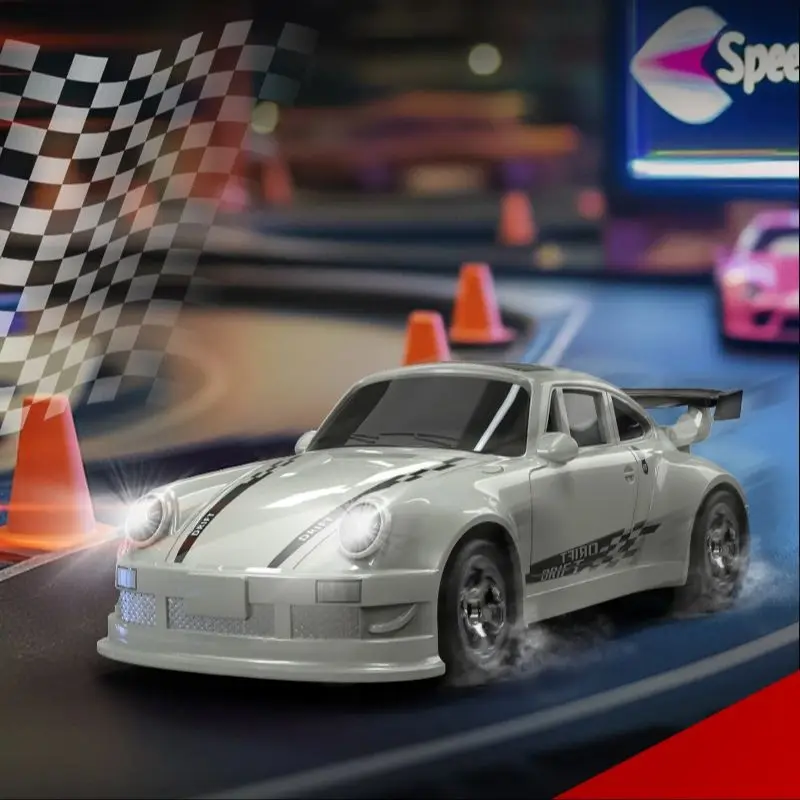 9IMOD 1/64 รถดริฟท์ KF20 มินิเดสก์ท็อปรถแข่ง 4WD 2.4 GHZ จําลอง Racing รุ่นเดสก์ท็อปรีโมทคอนโทรลรถของเล่นของขวัญ