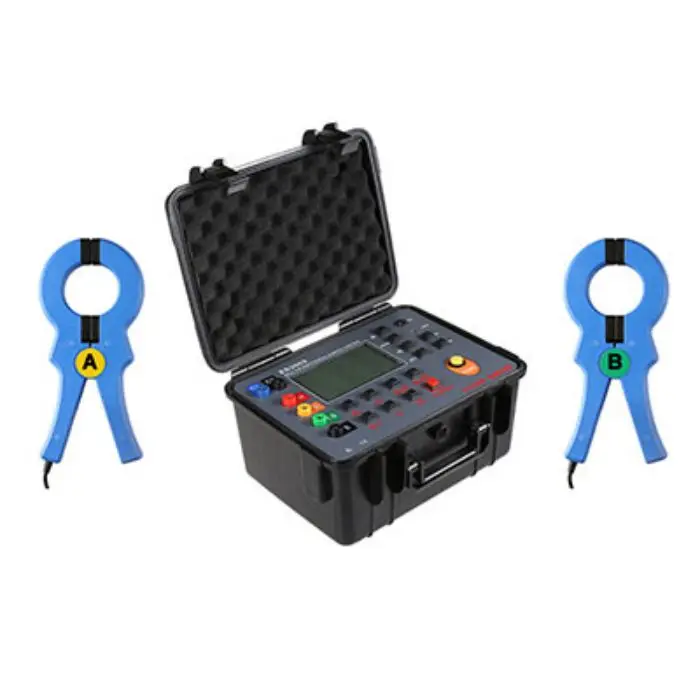 

ES3002 Double Clamp Multi-function Grounding Resistance Tester Portable Earth Resistance Meter