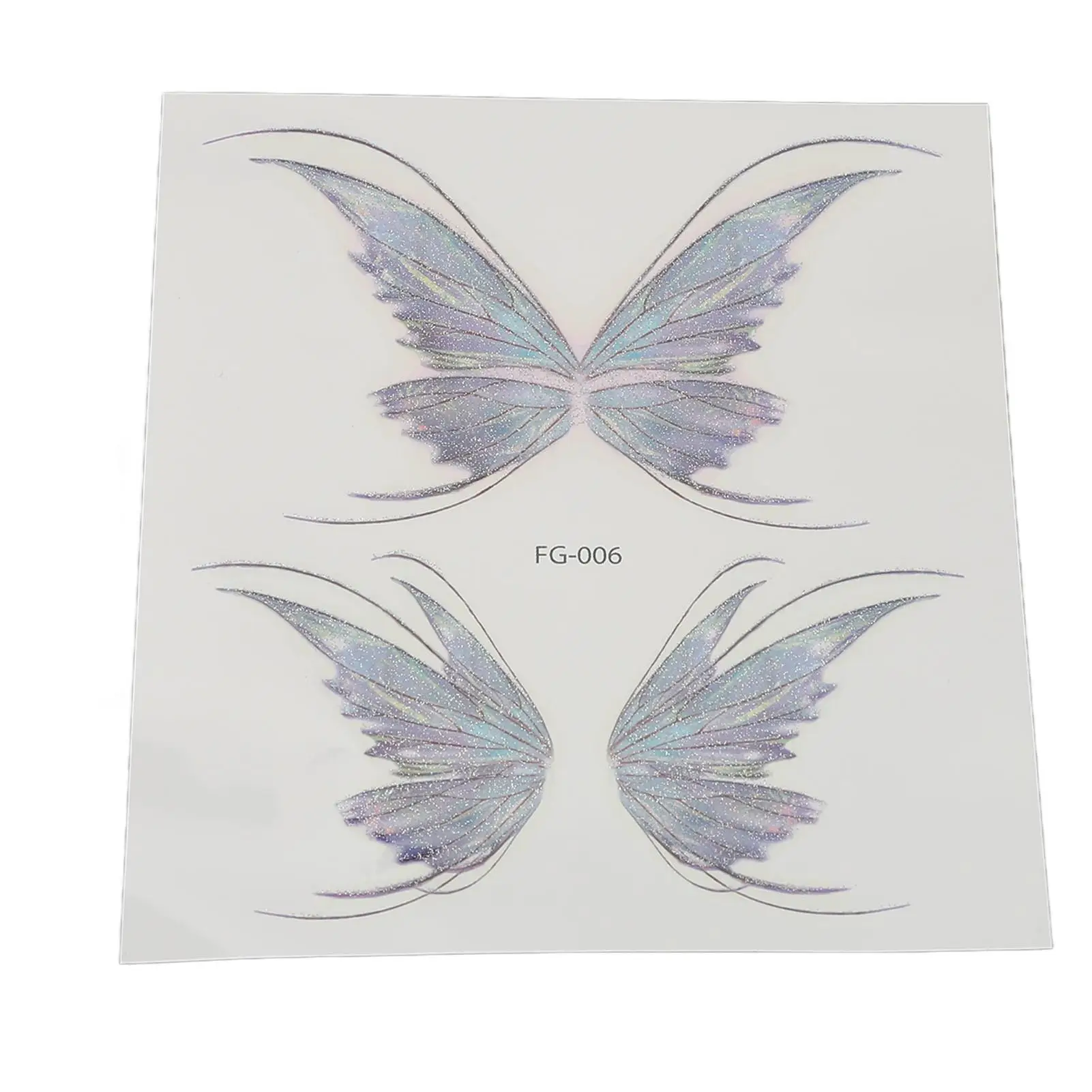 Kleurrijke gezichtsmake-up sticker veilig gemakkelijk schoon te maken glitter tattoo sticker multifunctioneel voor diy body art decor