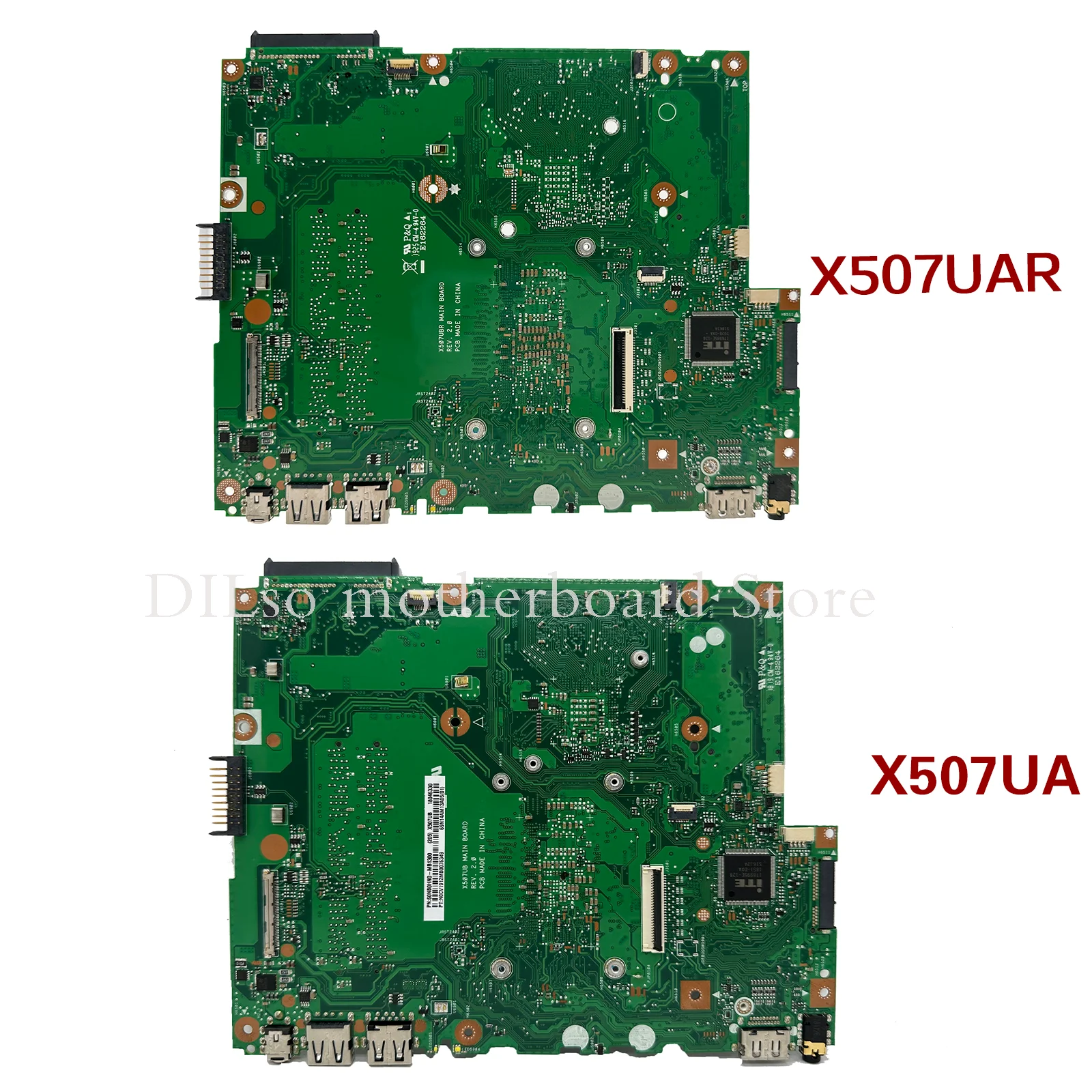 Imagem -03 - Kefu-placa-mãe do Portátil para Asus X507ub X507ua X507u X507uf X507uar Y5000ub i3 i5 i7 6o 7o 8o Uma Teste 100 ok