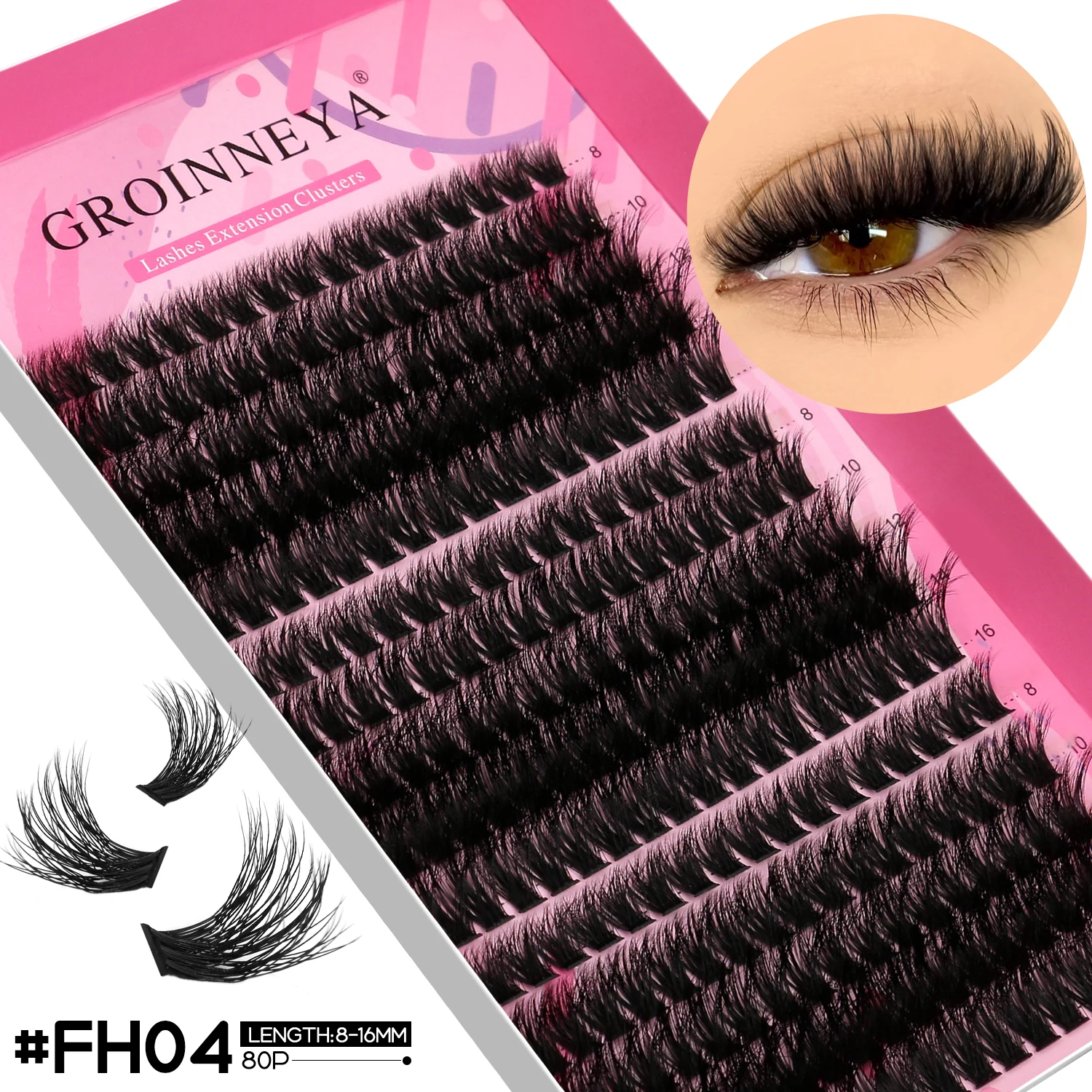 DIY Faux Mink Lashes, Voluminous Cat Eyelashes