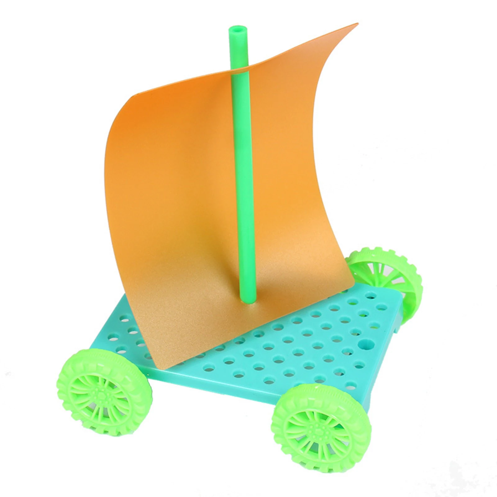 Coche de Energía Eólica con Caracol, Kit electrónico DIY, tecnología, juguetes científicos, Kits educativos para niños, experimento, invención