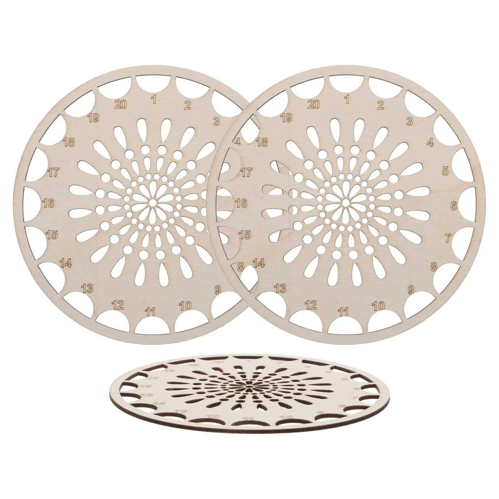 3 pezzi di filo da ricamo in legno organizzatore portatile punto croce filo interdentale portaoggetti materiale naturale strumento per forniture per cucito artigianale
