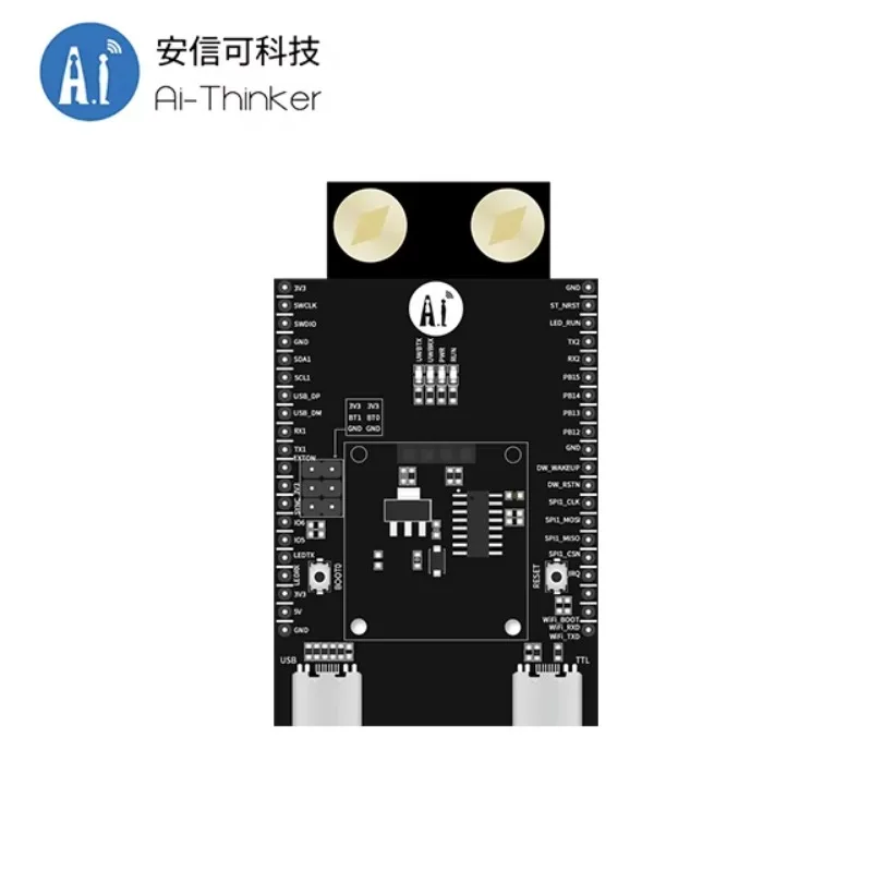 

2025 hot sale Ai-Thinker UWB indoor bidirectional ranging positioning BU04 development board 10cm high-precision positioning and