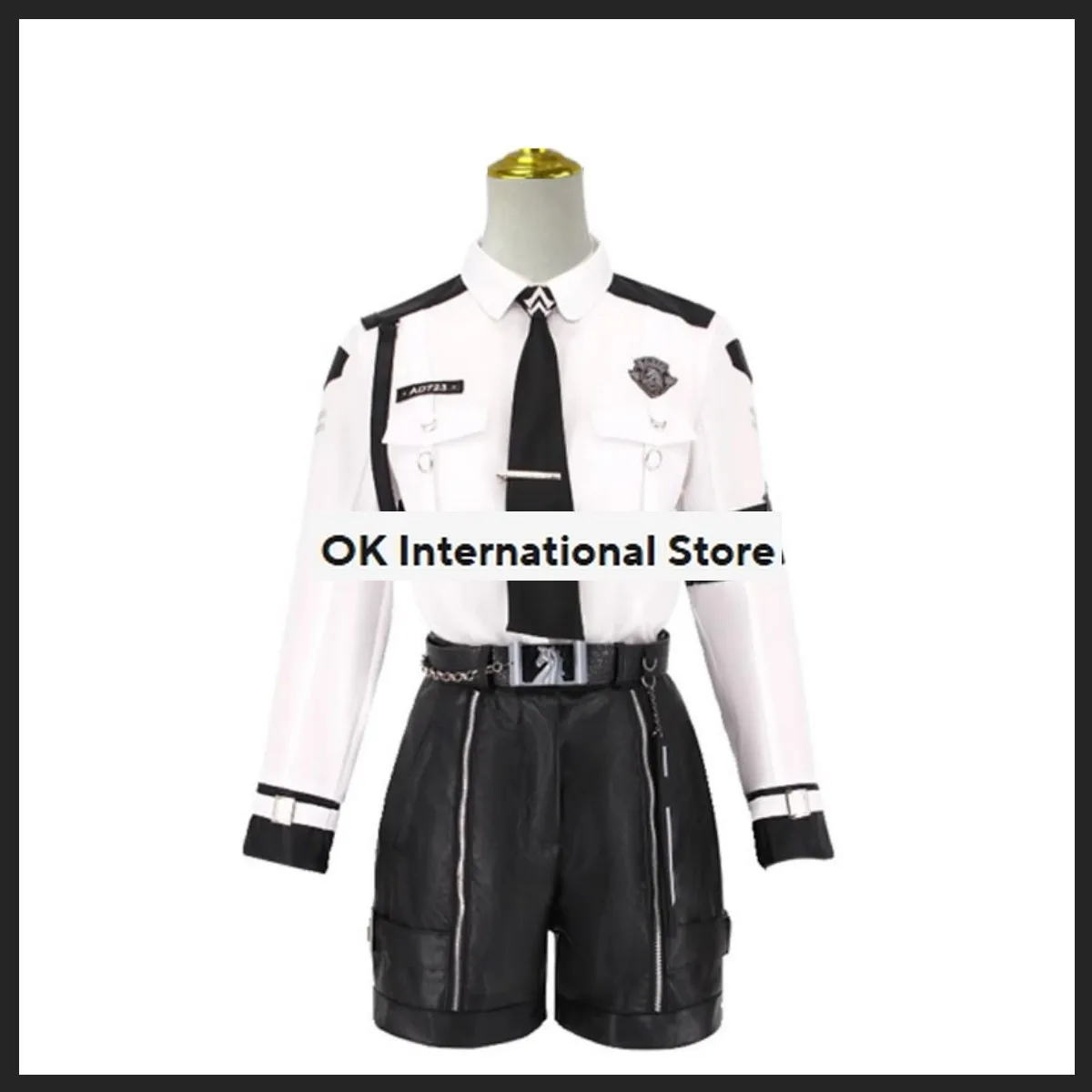 2024 New Game Love and Deepspace Xavier Cosplay Costume Evol Police Uniform Shirt Full Set Man Woman Halloween Party Suit