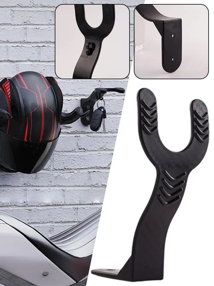 AliExpress NONE Helmet Rack Wall Mounted Wall-Mounted Helmet Rack  for E-Bike/Motorcycle Head Gear Hook Helmet Holder Helmet Hook Space-Saving
