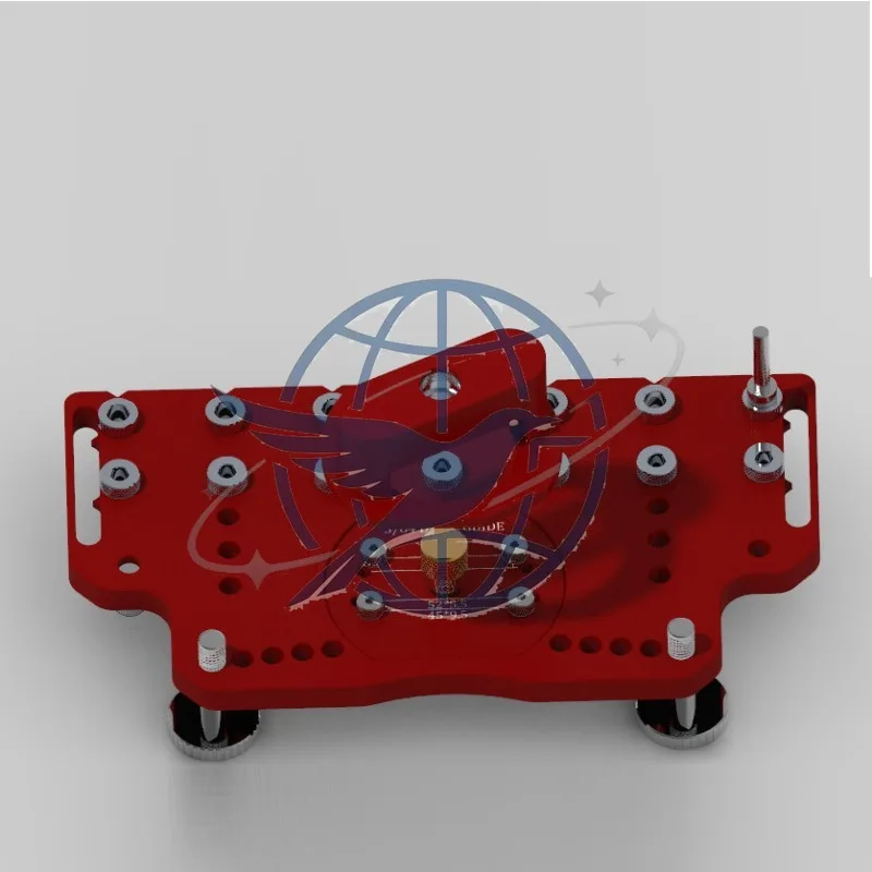 2-In-1 35mm Aluminum Alloy Hinge Punching Positioner Set Handle Drawer Clothing Cabinet Door Panel Hinge Drilling
