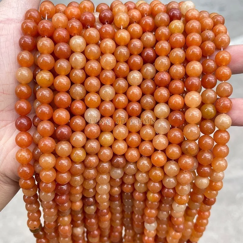 Natural Stone Red Aventurine Beads Loose 15\