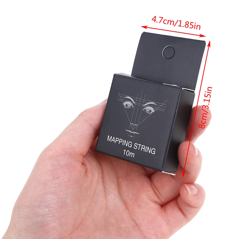Voorgeïnkte Mapping String Microblading Wenkbrauw Marker Draad Lijn Tool 10M/32,8ft