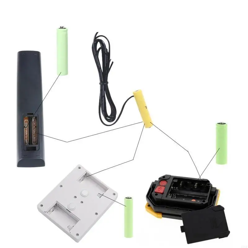 103F USB Power Supply Adapter with On/Off Switch Replace 1-8pcs LR3 AAA Batteries
