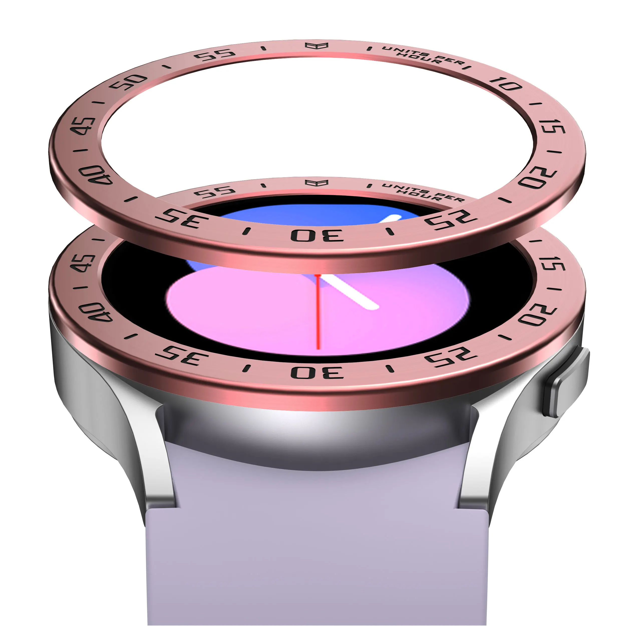 الحافة الدائري ل سامسونج غالاكسي ساعة 5 40 مللي متر اكسسوارات مكافحة سقوط حامي حافظة ساعة واقية اكسسوارات لوازم