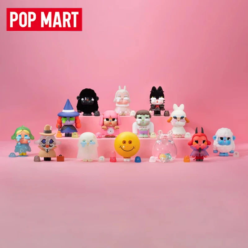 POP MART CRYBABY Monster Tears Series Mystery Box Genuine Blind Box Guess Toys Bag Ornament Figurines Home Decor Desktop Dolls