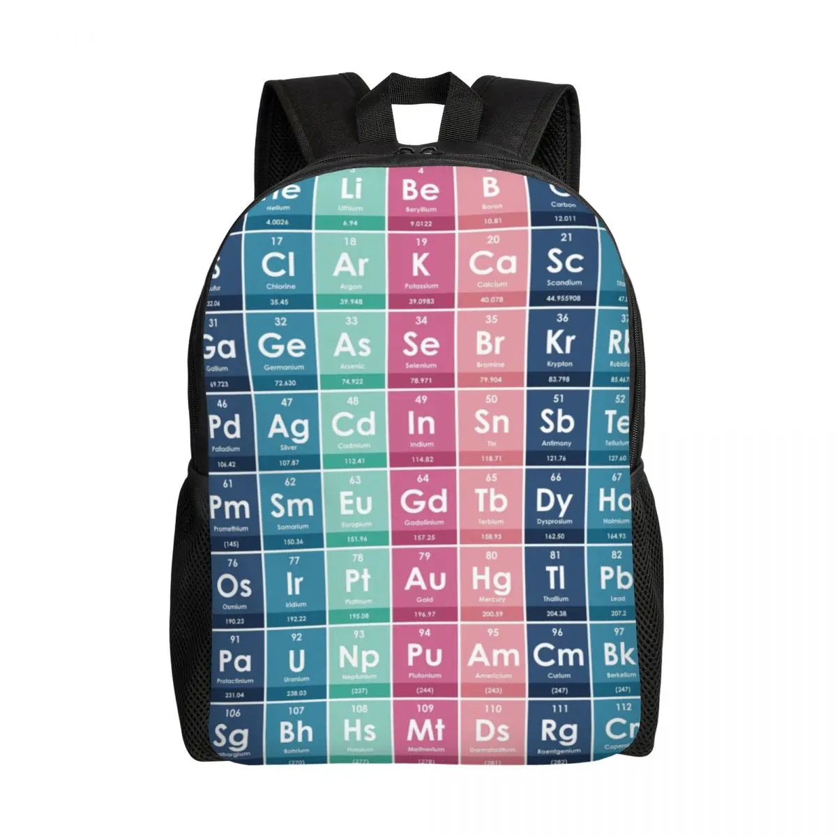 Elements Of The Periodic Table Backpacks for Women Men Waterproof School College Education Student Bag Printing Bookbag