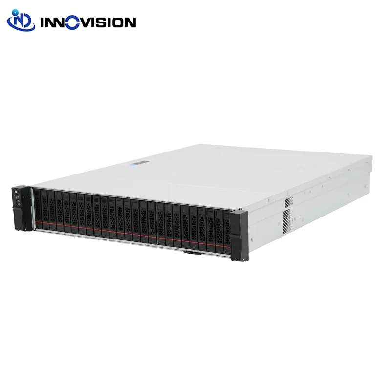 2U 24bays Hotswap Server Case Built-in 24 U.2 Nvme Backplane With 12xSFF8654-8I Interface  and Without Power Supply