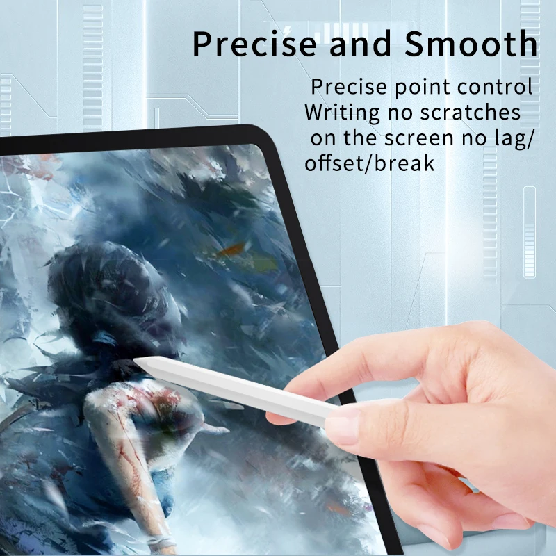 Fast Charge Stylus Pen Compatible with iPad 2018-2022 Pencil with Palm Rejection Feature with LED Power Display Indicators