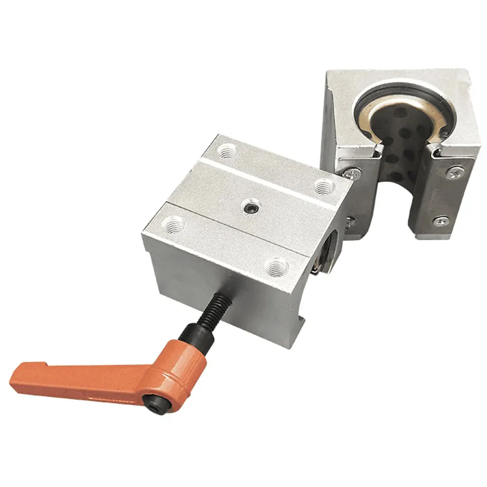 Lock Positioning Open Slider SBR16 Self-Lubricating Aluminum Bracket Rail Slider