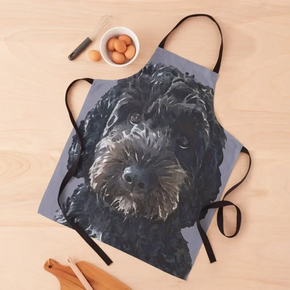 

Black Cockapoo / Doodle Dog Apron Men'ss Kids Apron