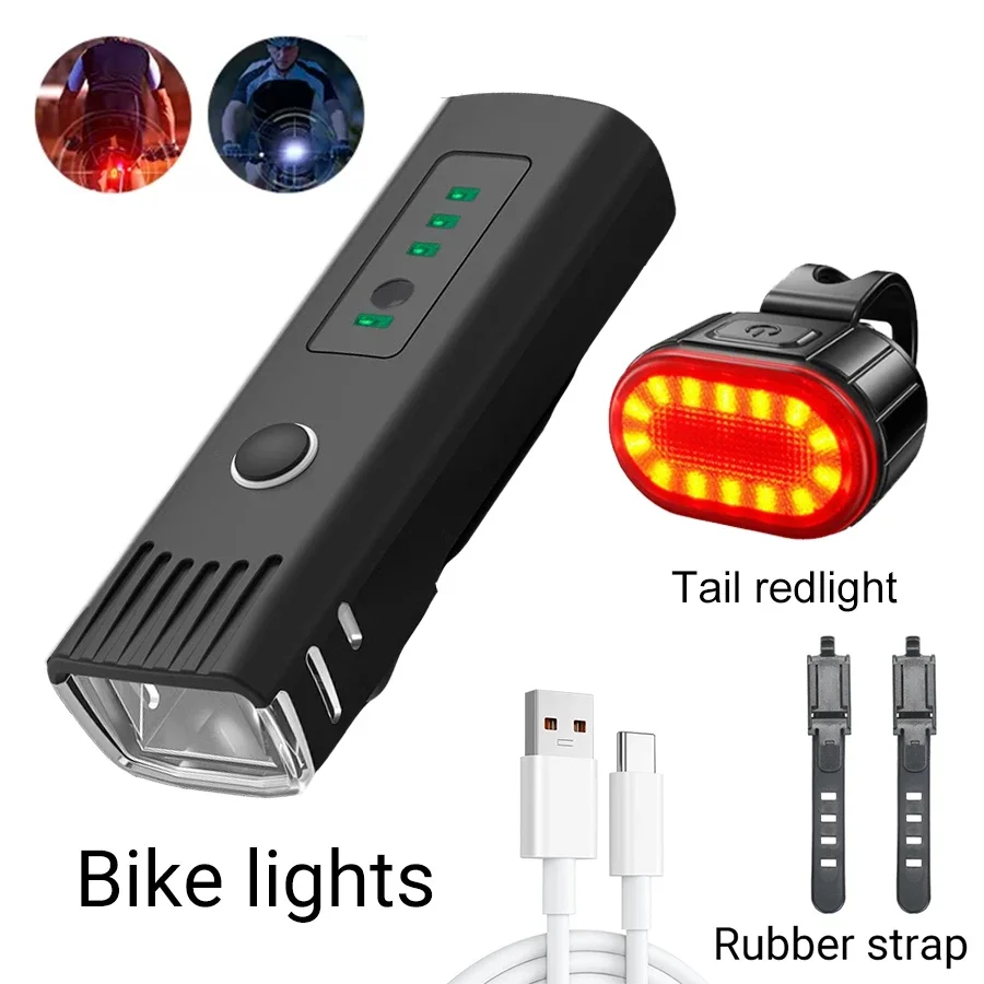 AliExpress NONE 1000LM Bicycle Led Front Light LED USB Rechargeable Smart Sensor Rear Light Waterproof Bright Flashlight Safety Cycling Lights
