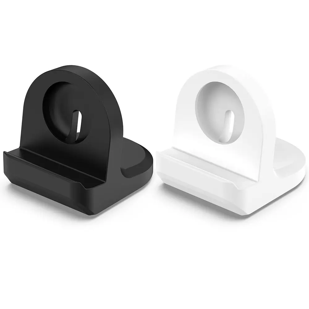 Soft Silicone Charger Cradle Dock Wireless Charger Stand Dock Bracket for Google Pixel Watch 2 Watch Charging Base Accessories