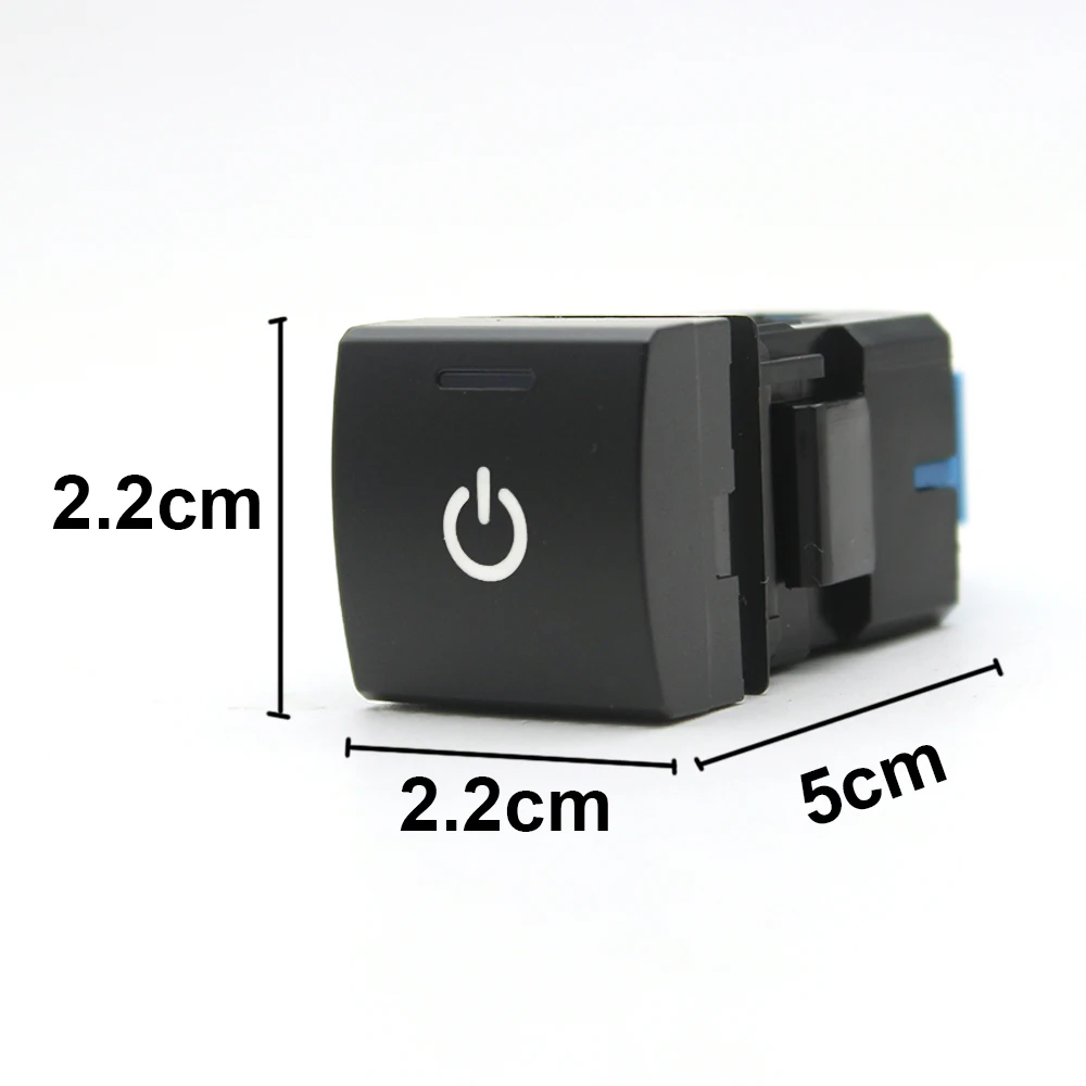 Car LED Light Power On Off Switch Button For Toyota Camry xv70 2018 Avalon Rav4 2020 prado 150 2019