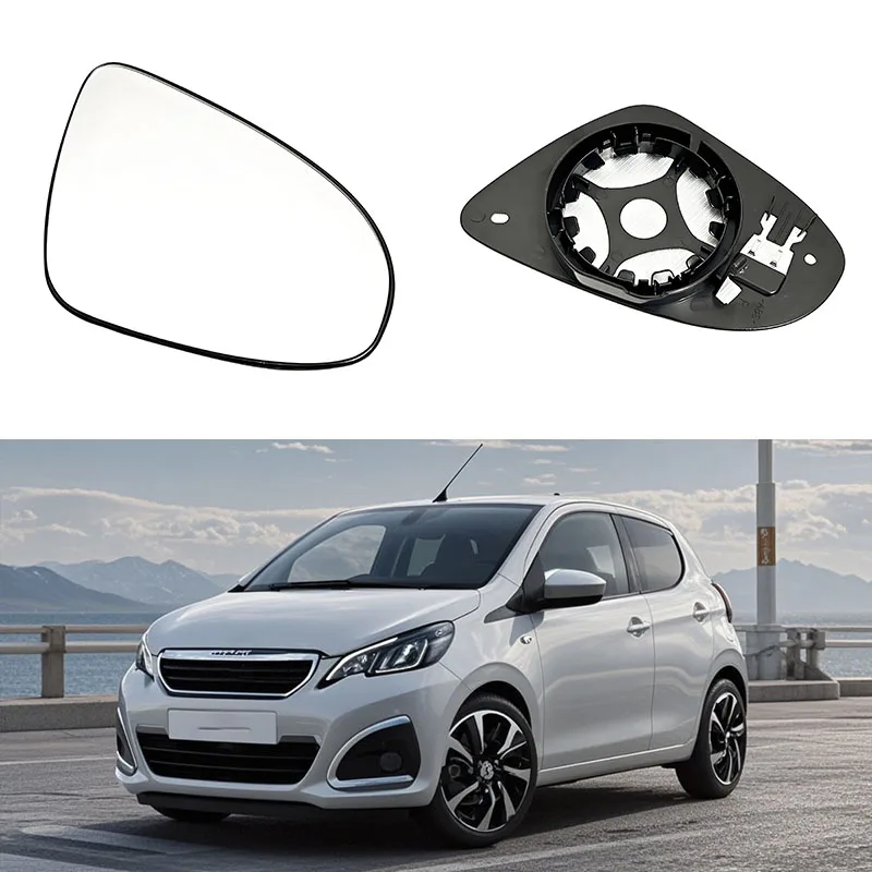 

Car rearview mirror - Suitable for Toyota Aygo Verso - Rearview mirror lens - Reflective mirror glass