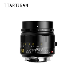 TTArtisan 50mm F1.4 ASPH Full Frame Manual Focus Lenses for Leica M-Mount Cameras Like M240 M3 M6 M7 M8 M9 M9p M10 Leica Lens