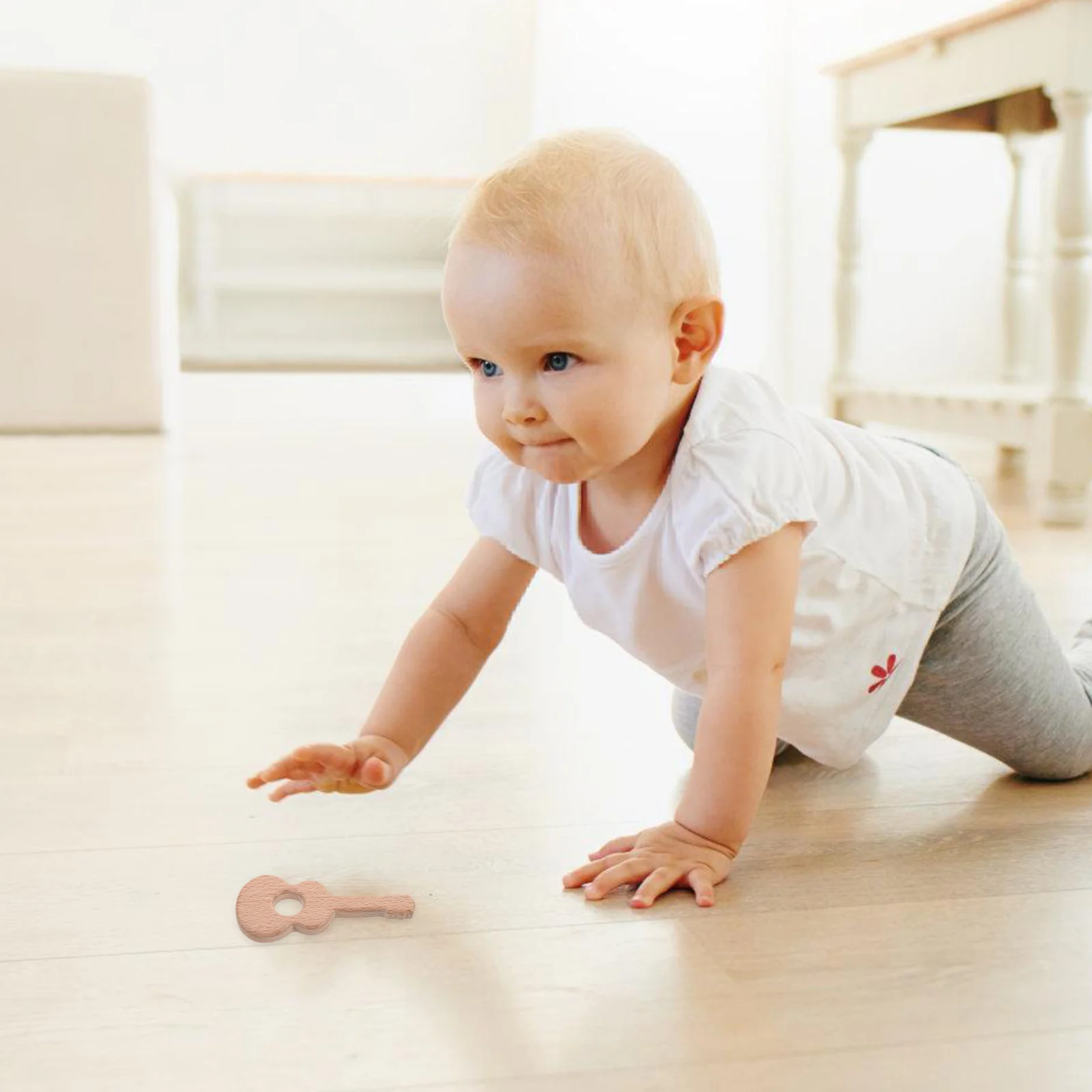 

Miniature Guitar Ornament Creative Music Hanging Decoration Unique Educational Toddler Musical Instrument Decor