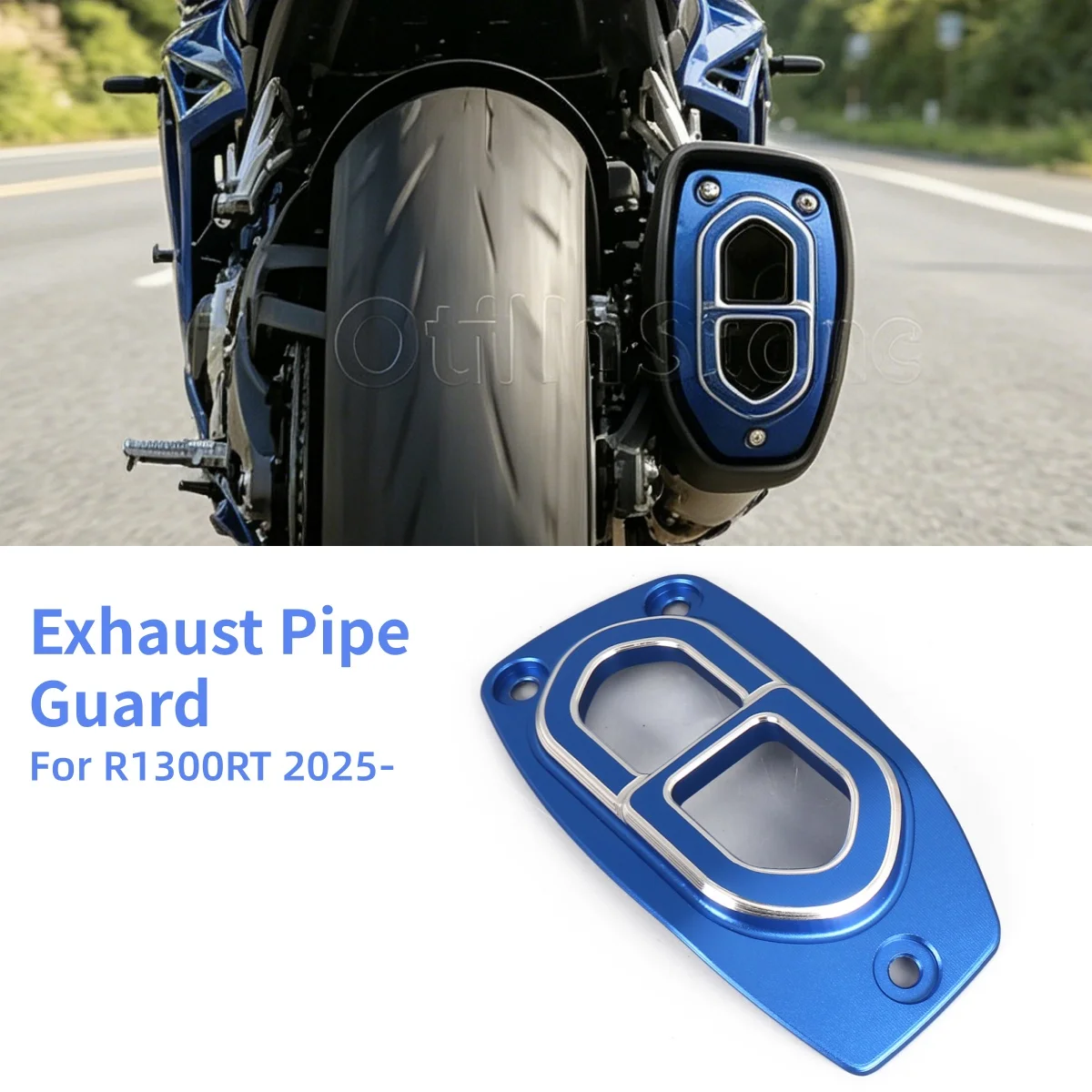 

2025 2026 For BMW R 1300 RT R1300RT R 1300RT Motorcycle Exhaust Pipe Cover Outlet Guard Muffler End Cap Cover Exhaust Tip Trim