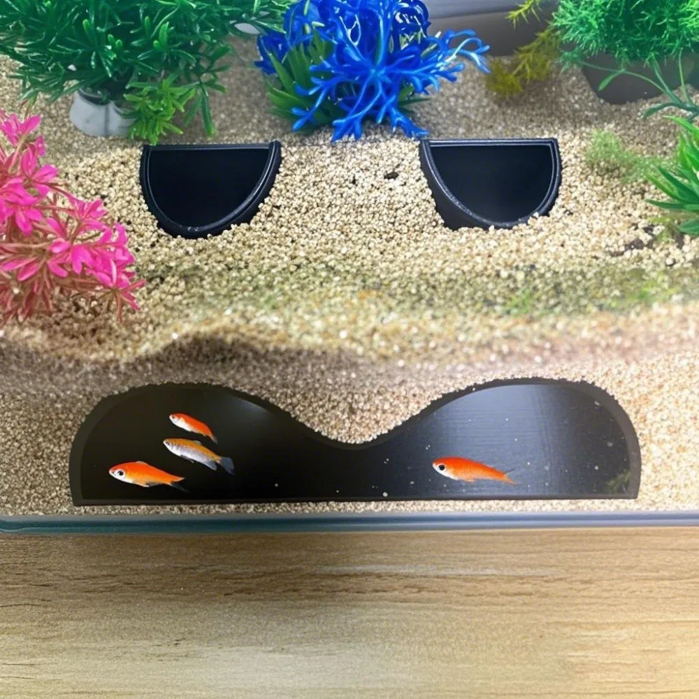 

Double-hole Underground tunnel for aquarium cave/ fish tank For Aquatic Pets To Breed Play AndRest Fish Tank Ornaments