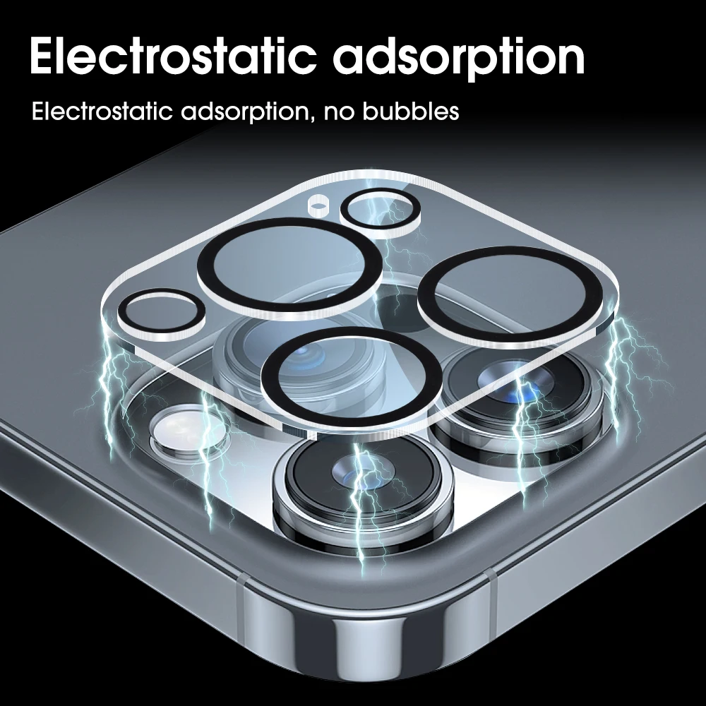 1-3 قطعة غطاء حامي عدسة الكاميرا آيفون 16 برو ماكس 15 برو 14 زائد الكاميرا الخلفية الزجاج المقسى حماية ملحقات الهاتف #5